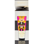 Mad Beauty Nutty Nutcracker hand cream in its original packaging, featuring a white box with black stripes and a colorful illustration of a nutcracker.