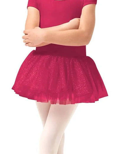 GLITTER CAP SLEEVE TUTU DRESS - CHILD