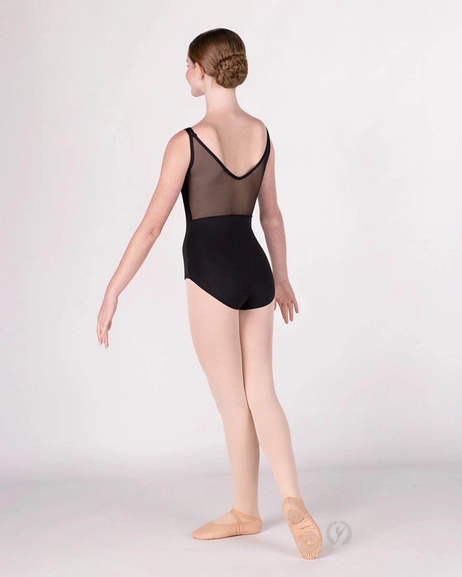 SILHOUETTE MESH DOUBLE STRAP LEOTARD - CHILD