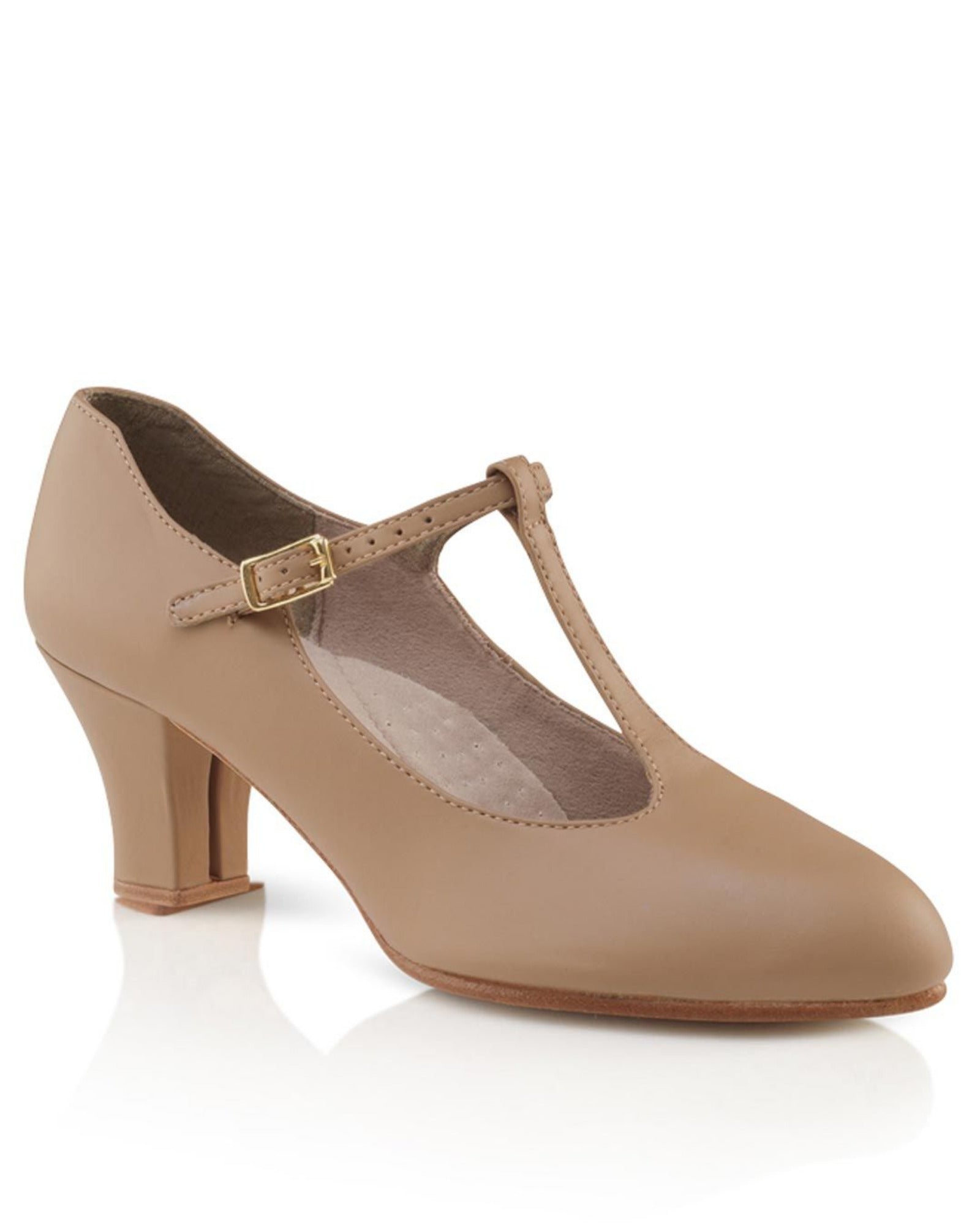 JR. FOOTLIGHT T-STRAP 2″ CHARACTER SHOE