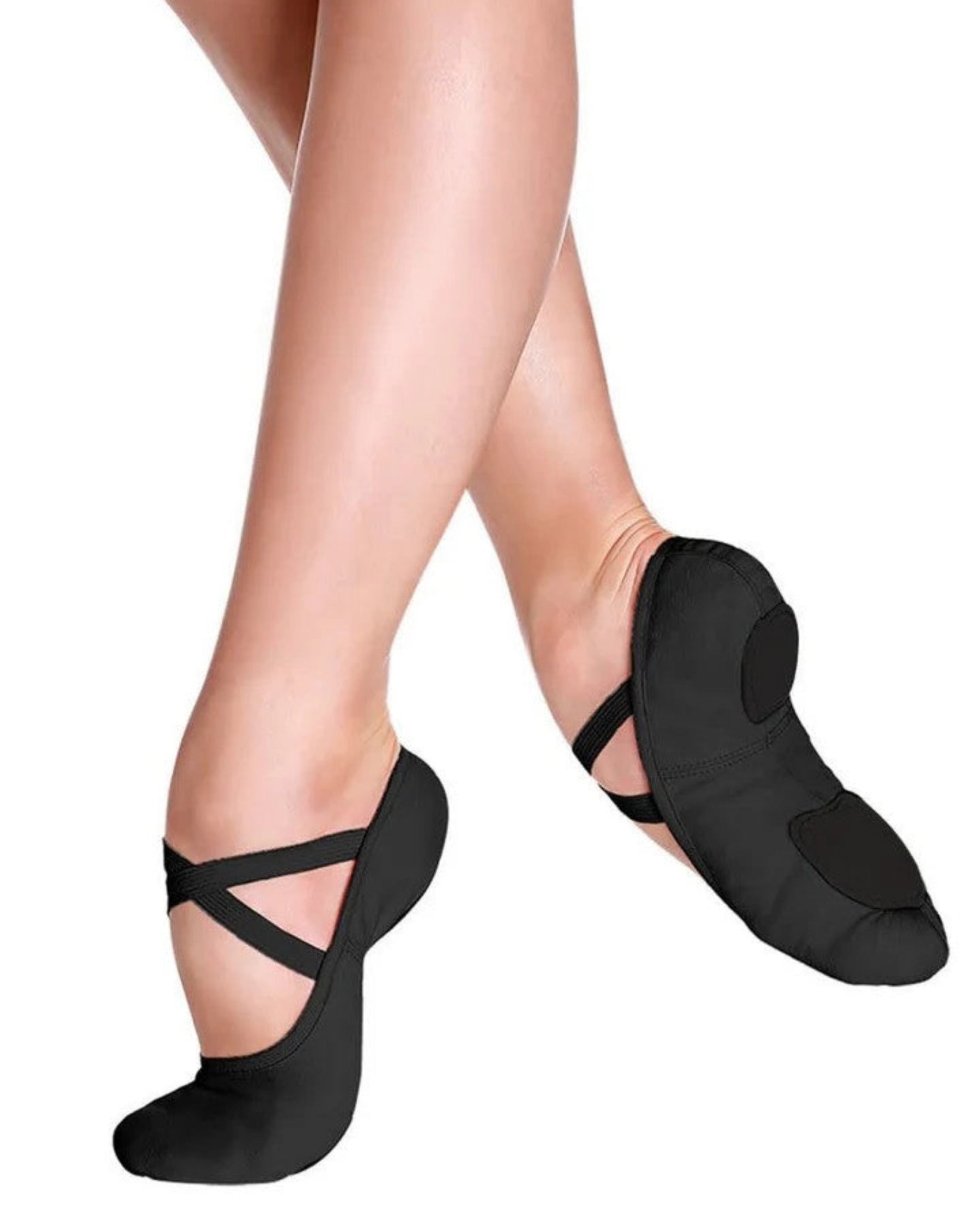 BLISS STRETCH CANVAS SPLIT SOLE BALLET SHOE-ADULT
