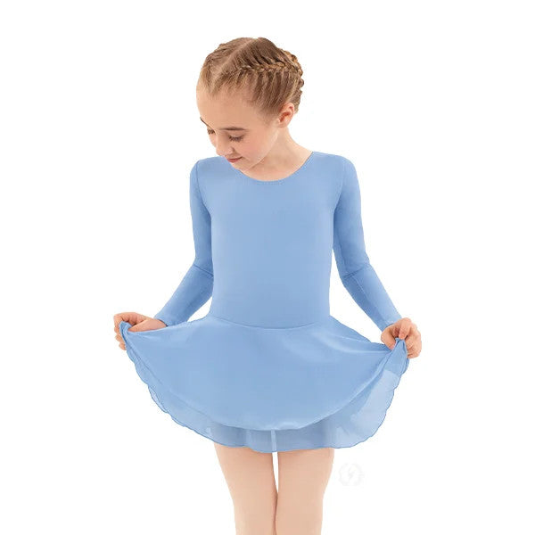 cotton ballet dress LYCRA LONG SLEEVE DANCE DRESS-CHILD- – Bobby's Dancewear NE S/S Long Sleeve Floral Dress supple feel and thick Size:US4 - Preorder