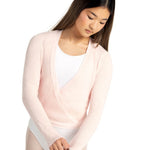 RIBBED KNIT WRAP SWEATER-ADULT