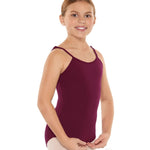 COTTON LYCRA ADJUSTABLE CAMISOLE LEOTARD-CHILD