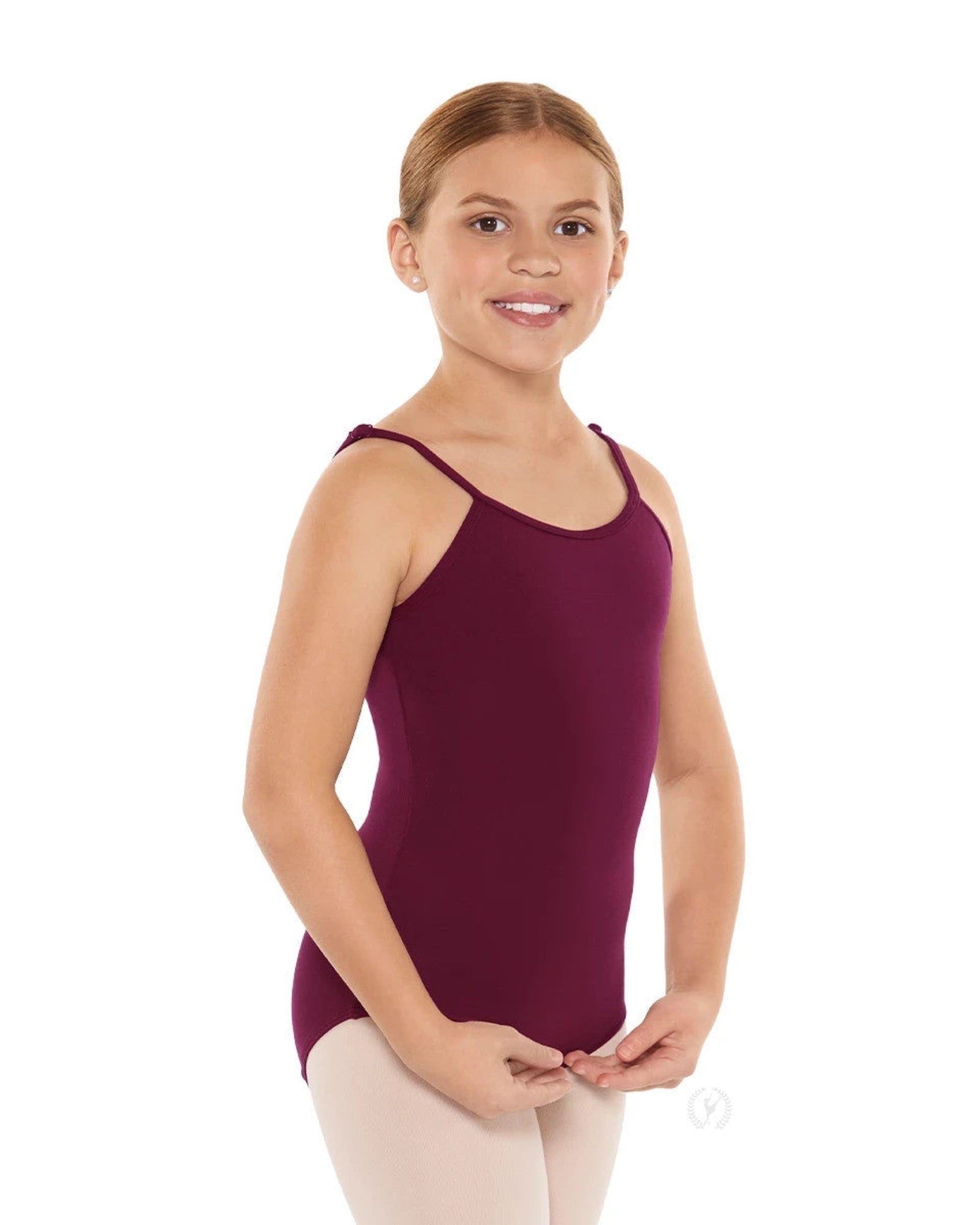 COTTON LYCRA ADJUSTABLE CAMISOLE LEOTARD-CHILD