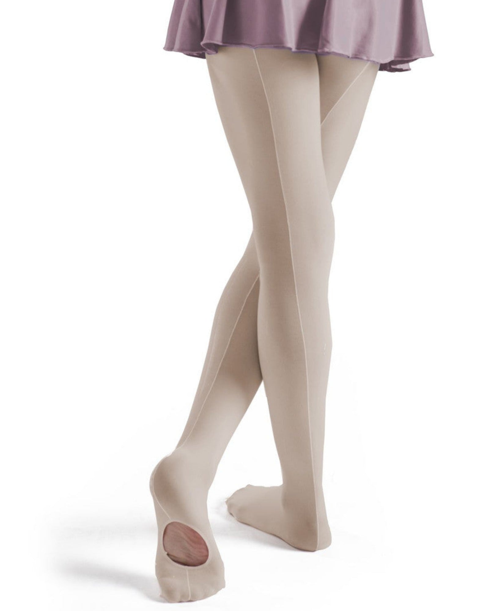 MESH SEAMED CONVERTIBLE TIGHTS-ADULT