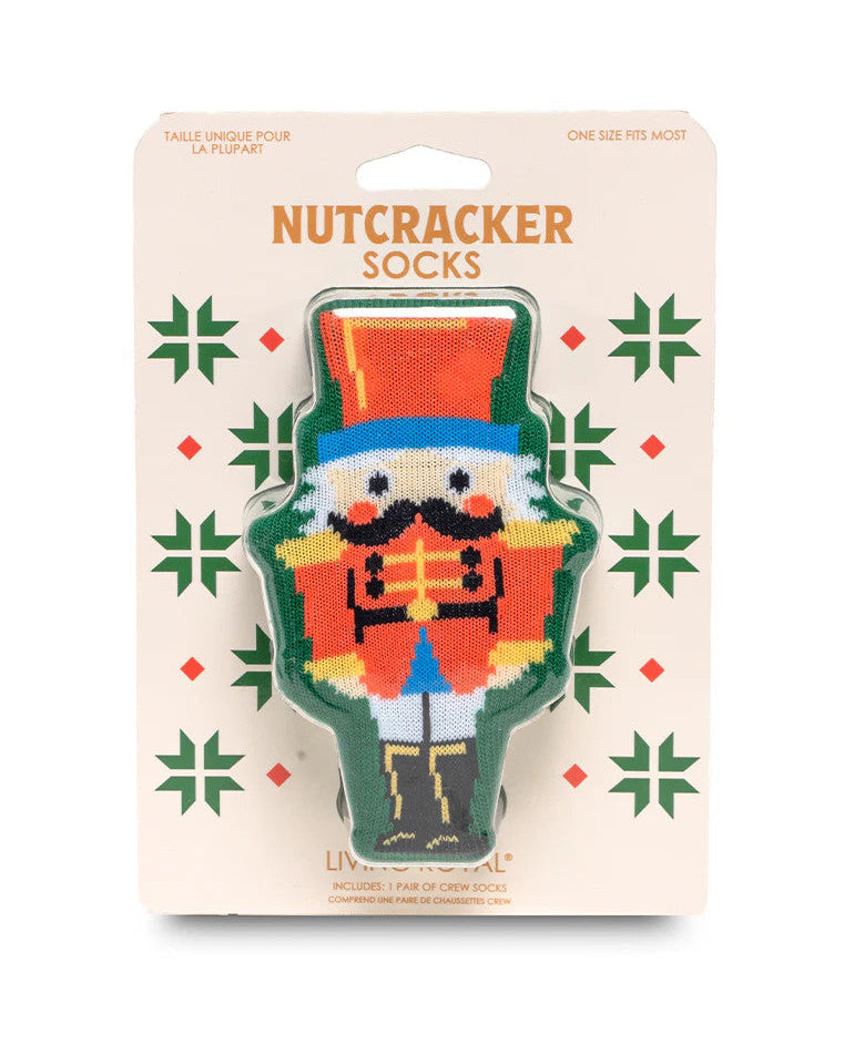 NUTCRACKER CREW SOCKS - GRN