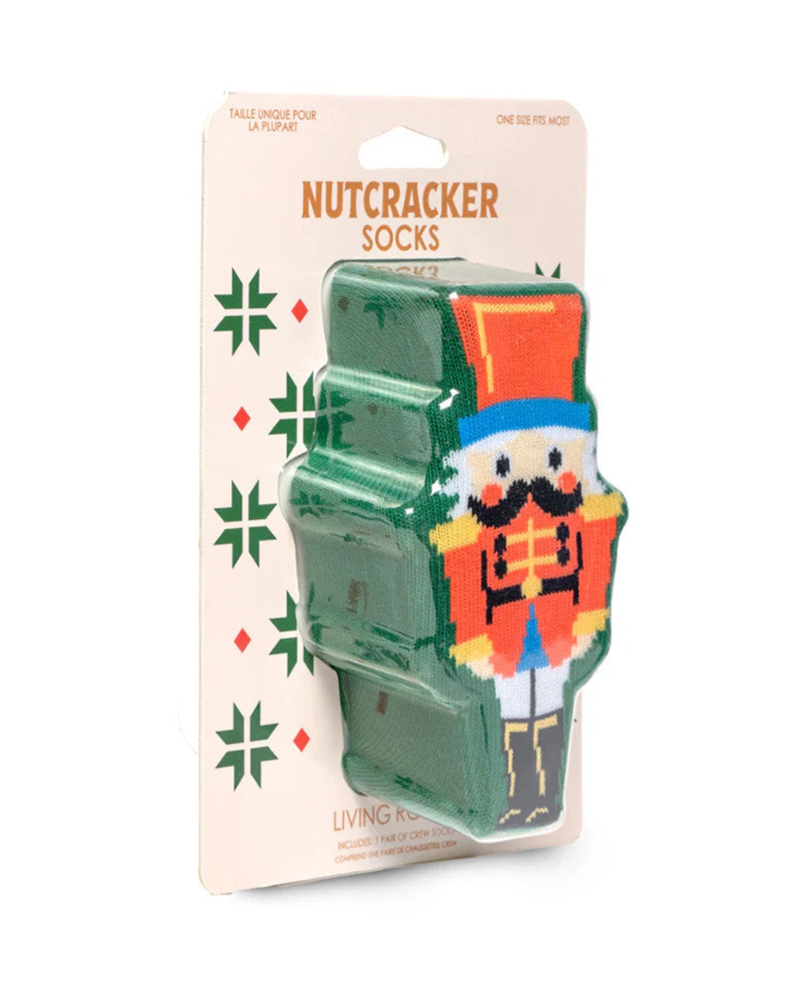 NUTCRACKER CREW SOCKS - GRN