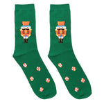 NUTCRACKER CREW SOCKS - GRN