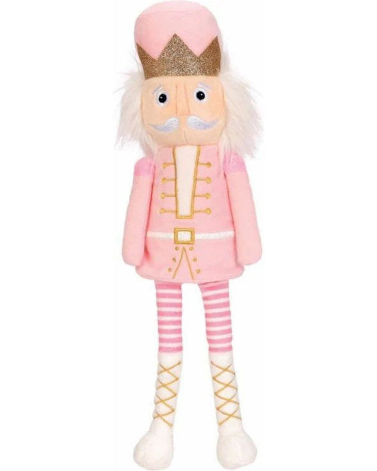 PLUSH NUTCRACKER - PINK/GOLD