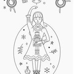 NUTCRACKER COLORING CARDS