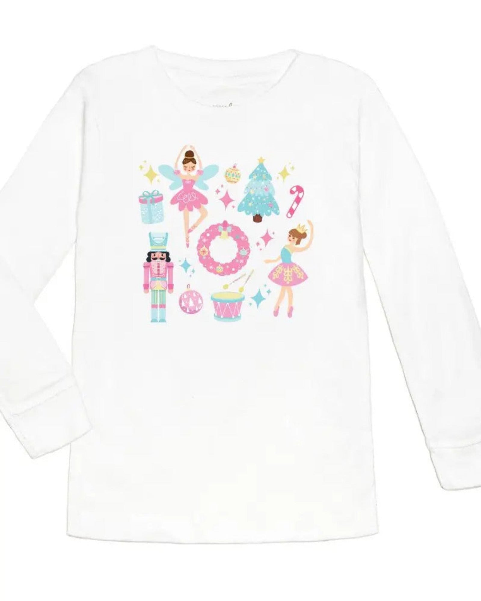 NUTCRACKER DOODLE CHRISTMAS LS SHIRT- CHILD