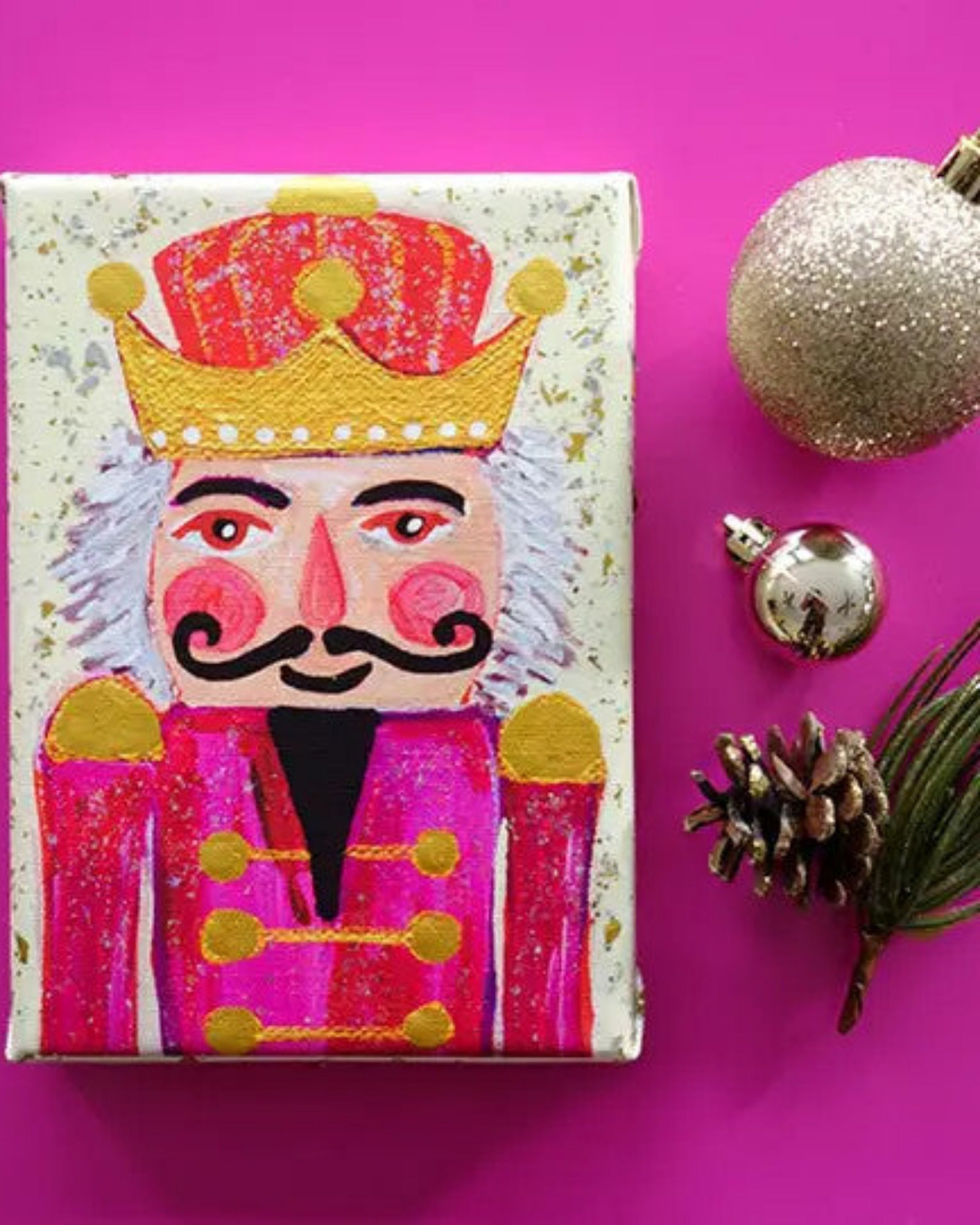 NUTCRACKER PRINT - MILK/COOKIES