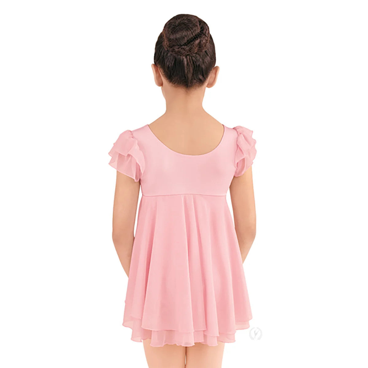 SILHOUETTE MESH FLUTTER DRESS-CHILD