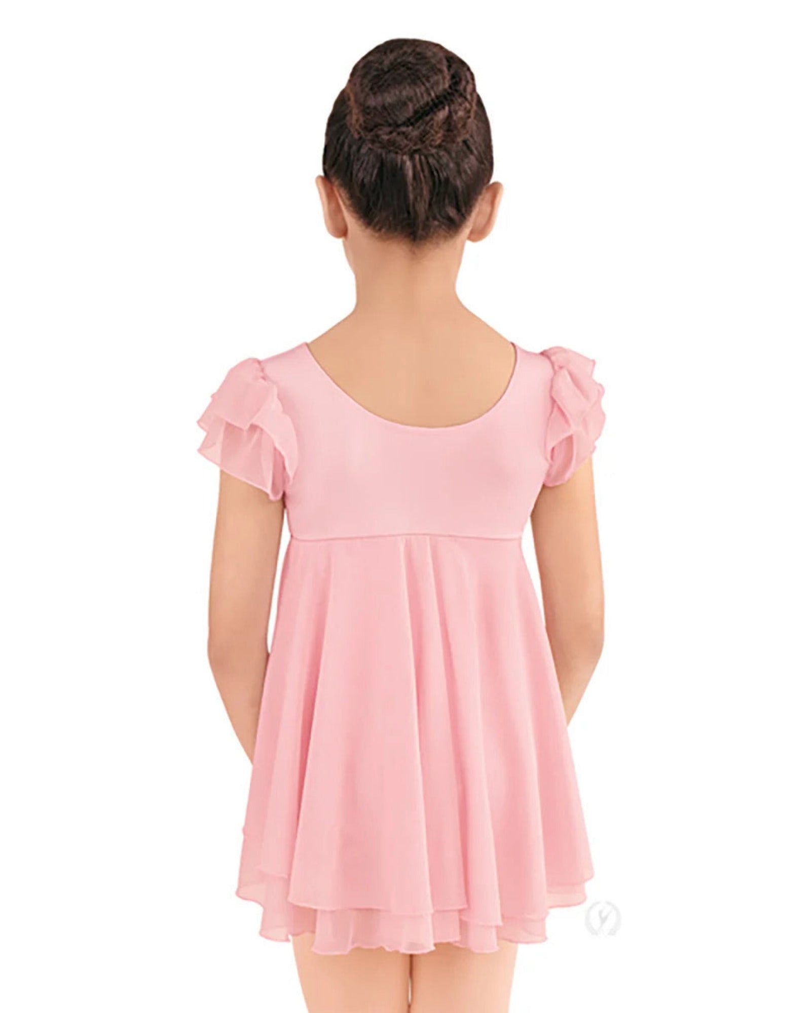 SILHOUETTE MESH FLUTTER DRESS-CHILD
