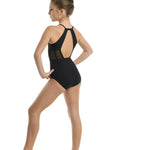 HALTER CORSETED WAIST LEOTARD-CHILD