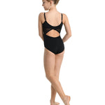 CAMISOLE LEOTARD WITH MESH INSERTS-CHILD