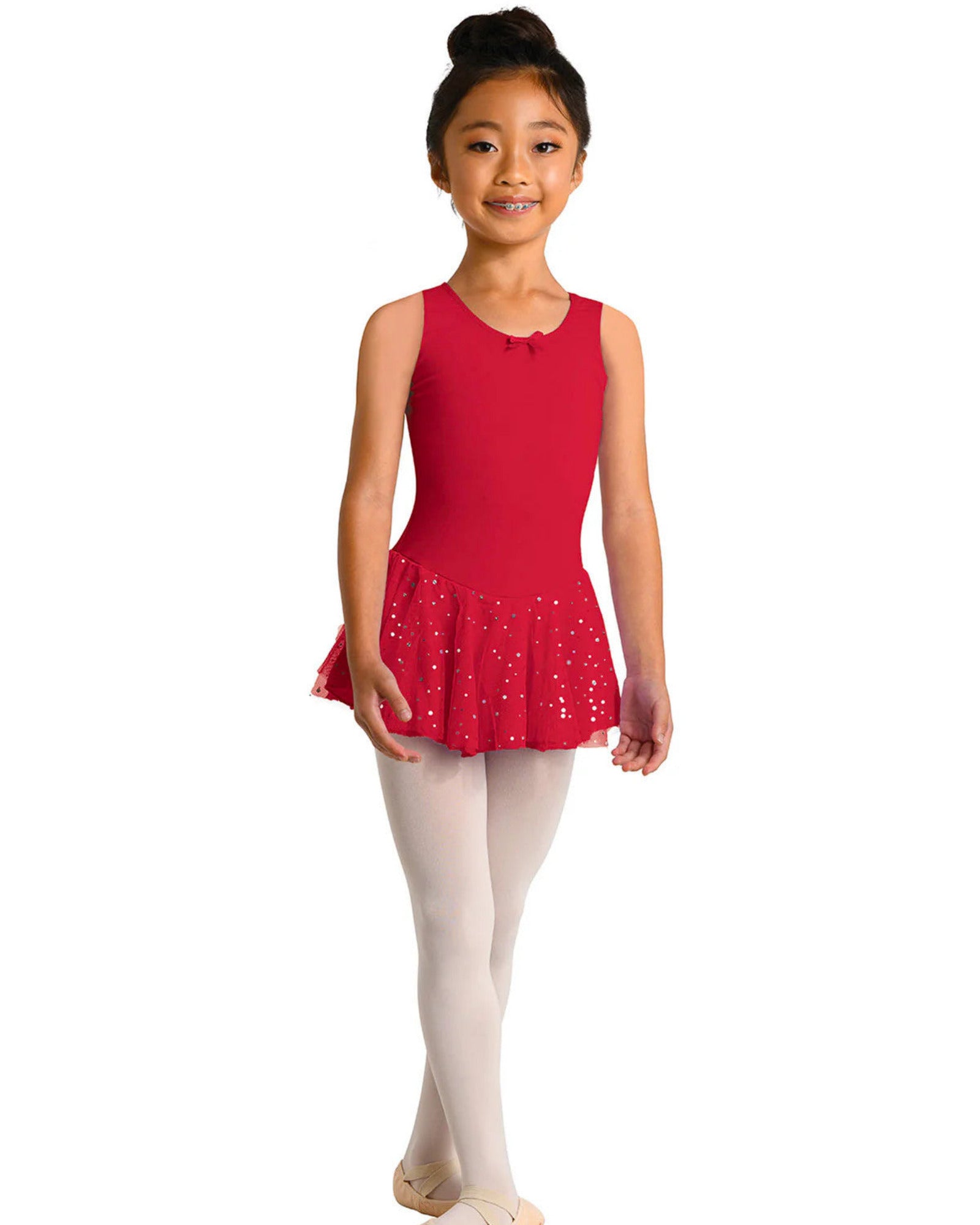 AURELIE SEQUIN SKIRT TANK DRESS-CHILD