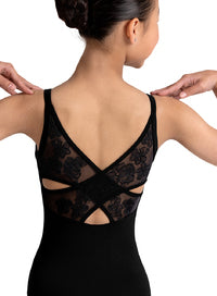 CRISS CROSS EMB BACK CAMI LEO-CHILD
