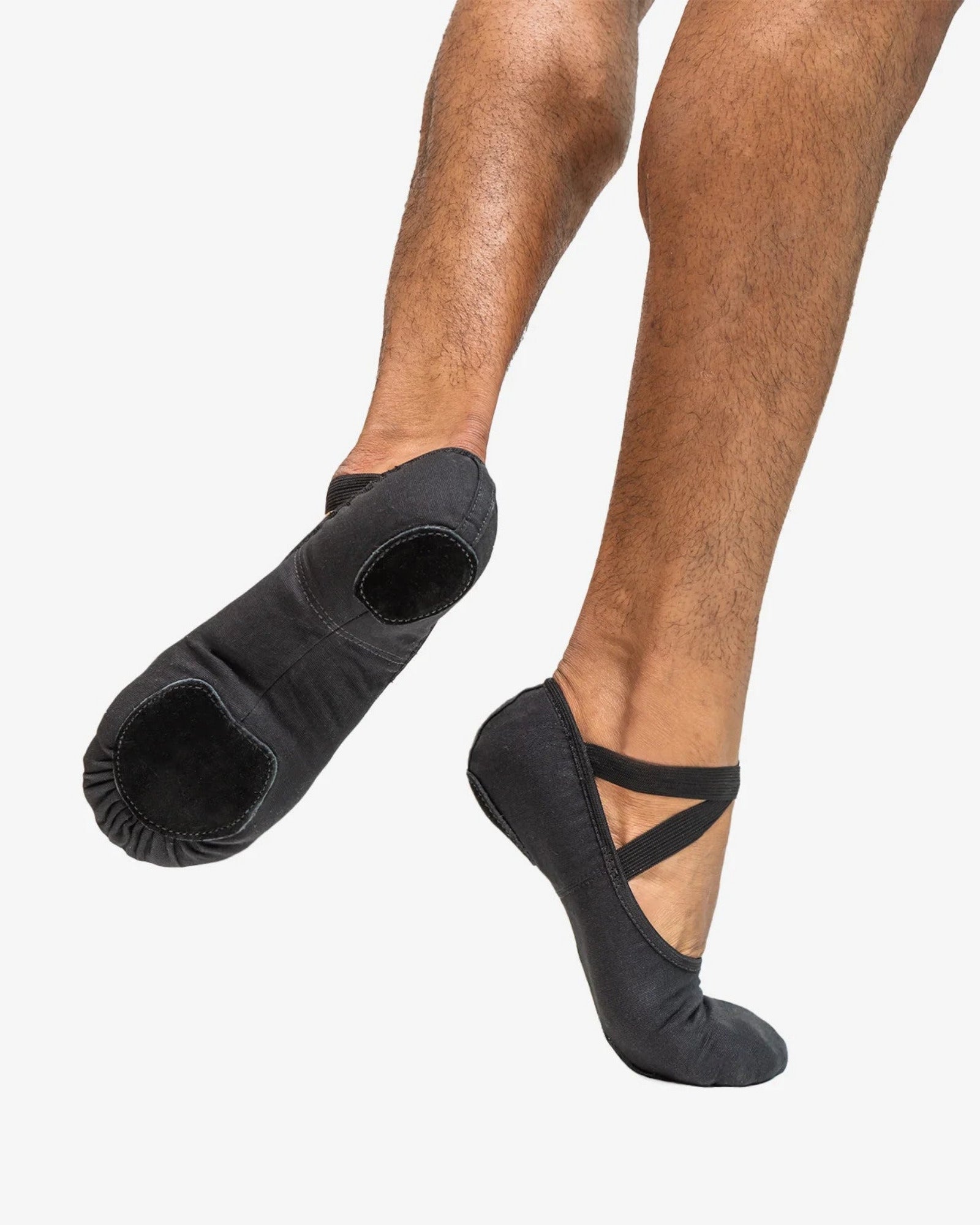 BALI STRETCH CANVAS SPLIT SOLE BALLET SHOE-EXT SIZES
