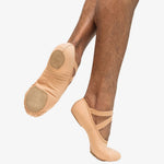 BALI STRETCH CANVAS SPLIT SOLE BALLET SHOE-EXT SIZES