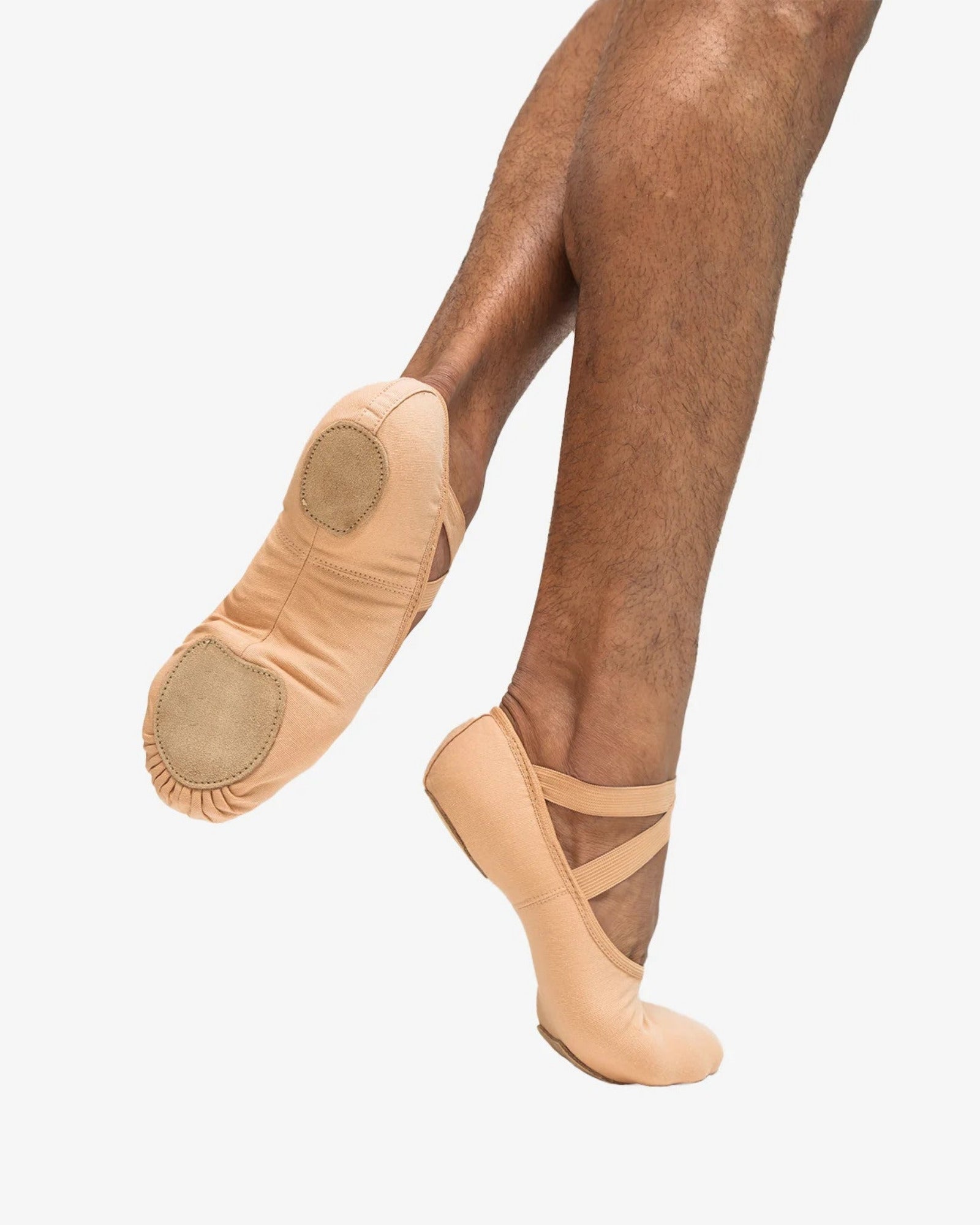 BALI STRETCH CANVAS SPLIT SOLE BALLET SHOE-EXT SIZES