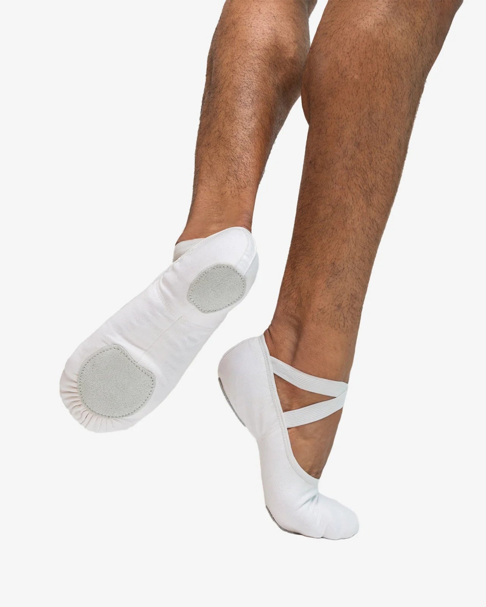 BALI STRETCH CANVAS SPLIT SOLE BALLET SHOE-EXT SIZES