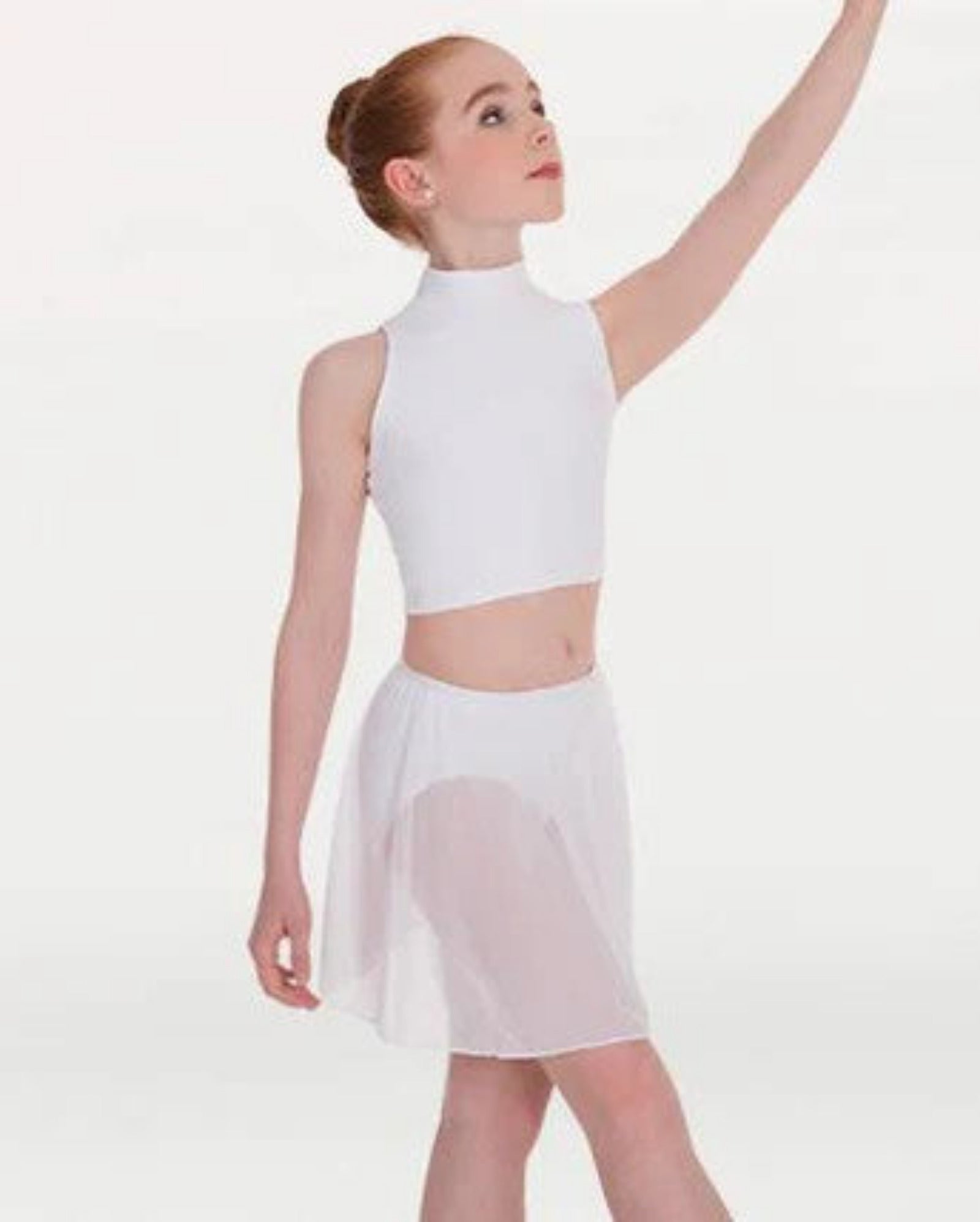 CHIFFON PULL-ON BALLET SKIRT-CHILD