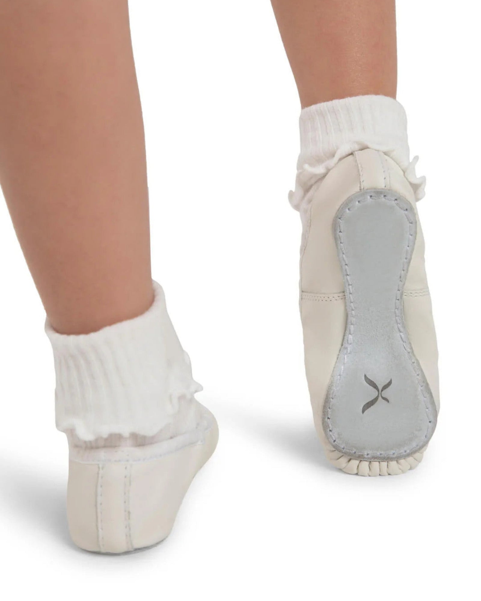 DAISY FULL SOLE LEATHER BALLET SHOES-CHILD
