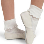 DAISY FULL SOLE LEATHER BALLET SHOES-CHILD