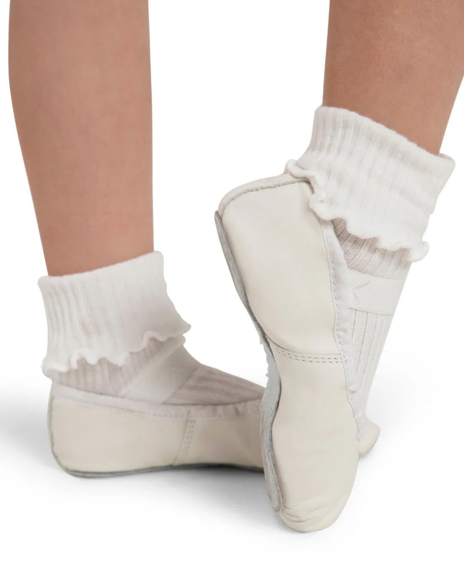 DAISY FULL SOLE LEATHER BALLET SHOES-CHILD