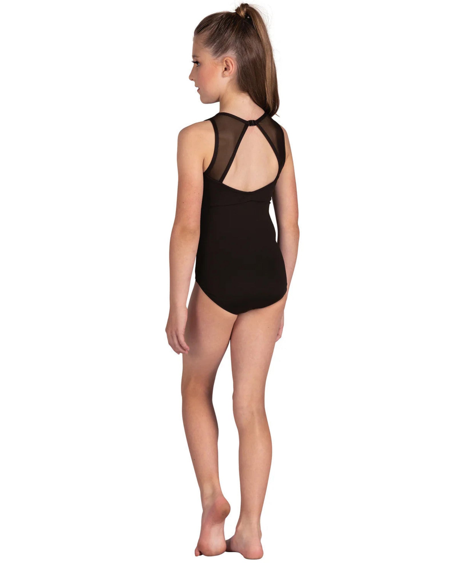 ALEXA CUTAWAY RHINESTONE TANK LEOTARD - CHILD