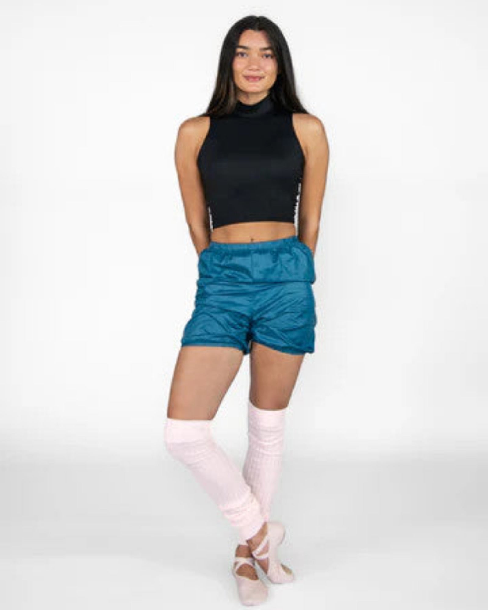 MOCK NECK PULLOVER DANCE TOP-ADULT