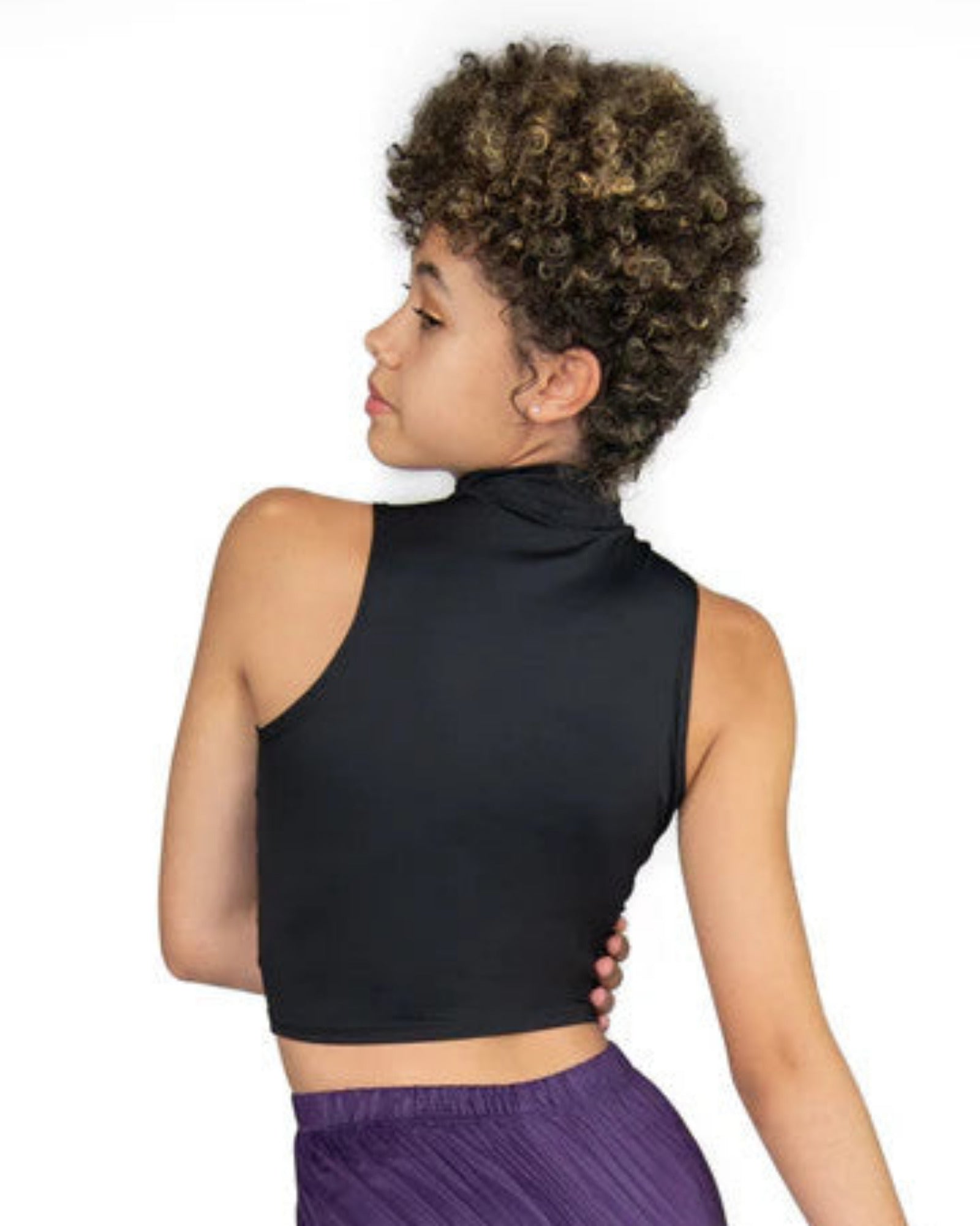 MOCK NECK PULLOVER DANCE TOP-ADULT