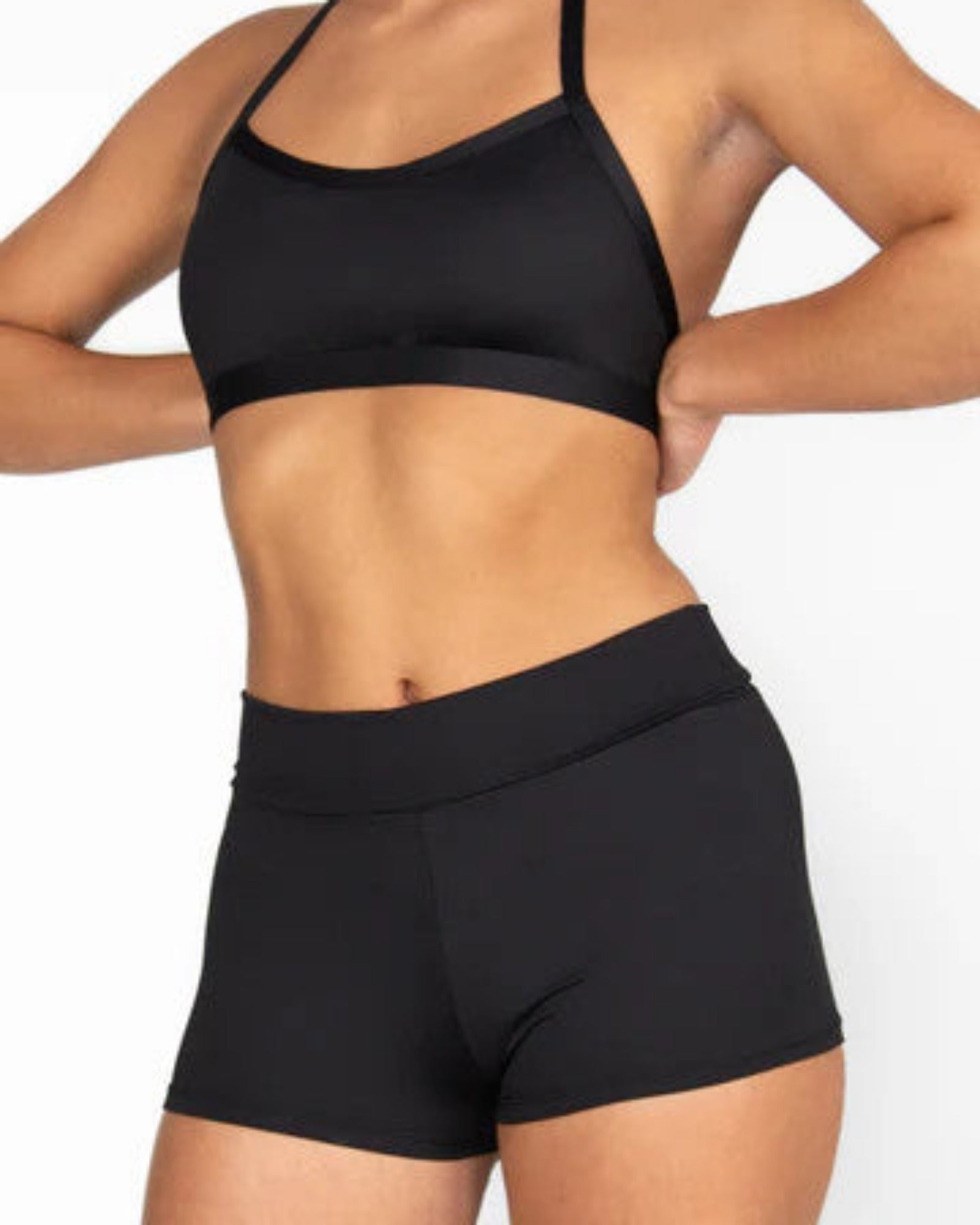 HI-WAIST BOY-CUT SHORTS-CHILD