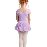 SHORT SLV GLITTER MESH SKIRT DRESS-CHILD