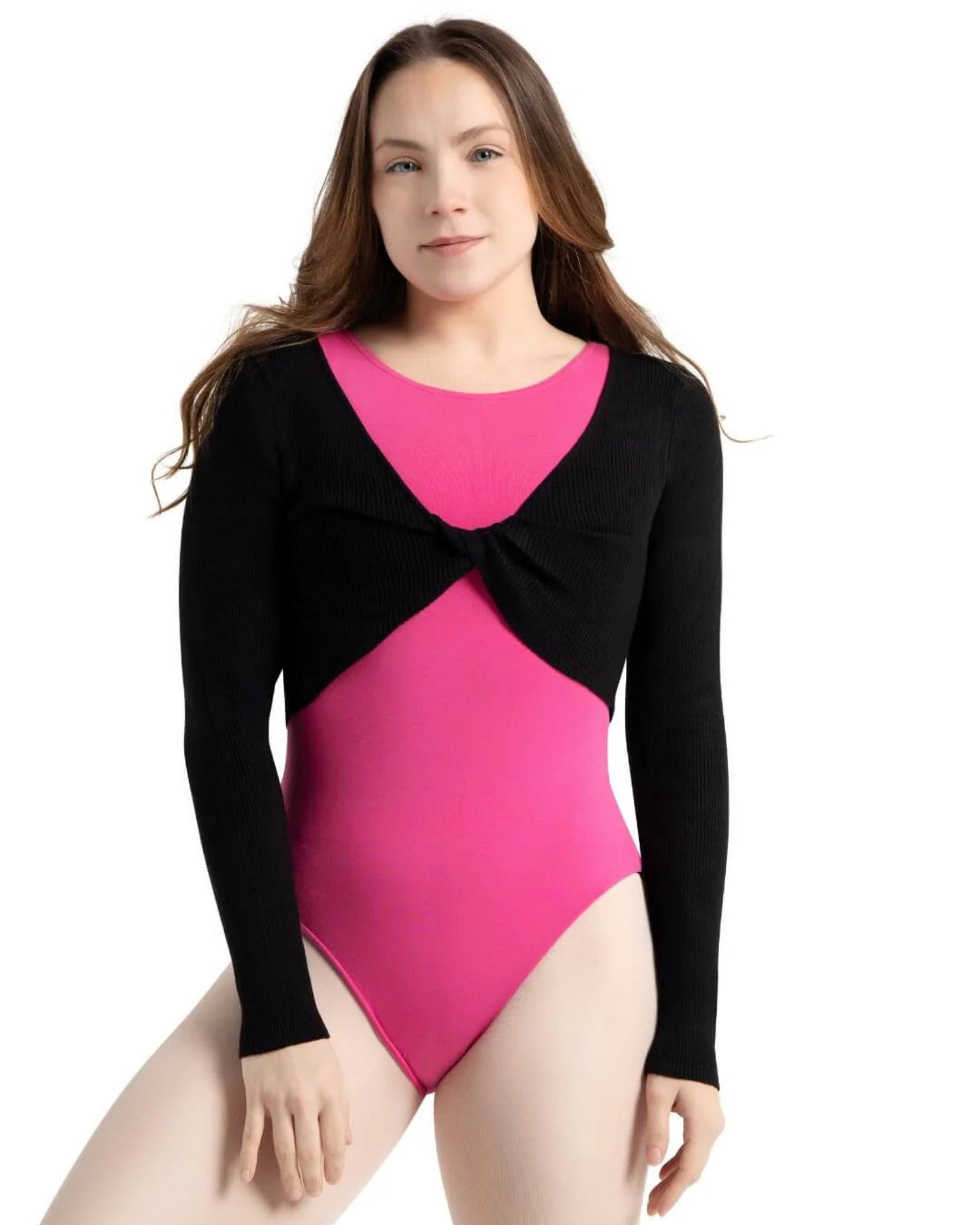 SHRUG WITH FAUX KNOT-ADULT