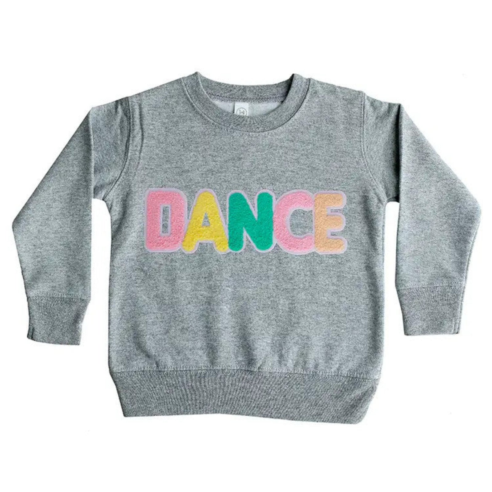 CHENILLE DANCE PATCH SWEATSHIRT-CHILD