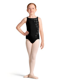 BOAT NECK PRINT LEOTARD-CHILD