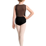 BOAT NECK PRINT LEOTARD-CHILD