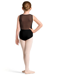 BOAT NECK PRINT LEOTARD-CHILD