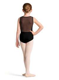 BOAT NECK PRINT LEOTARD-CHILD