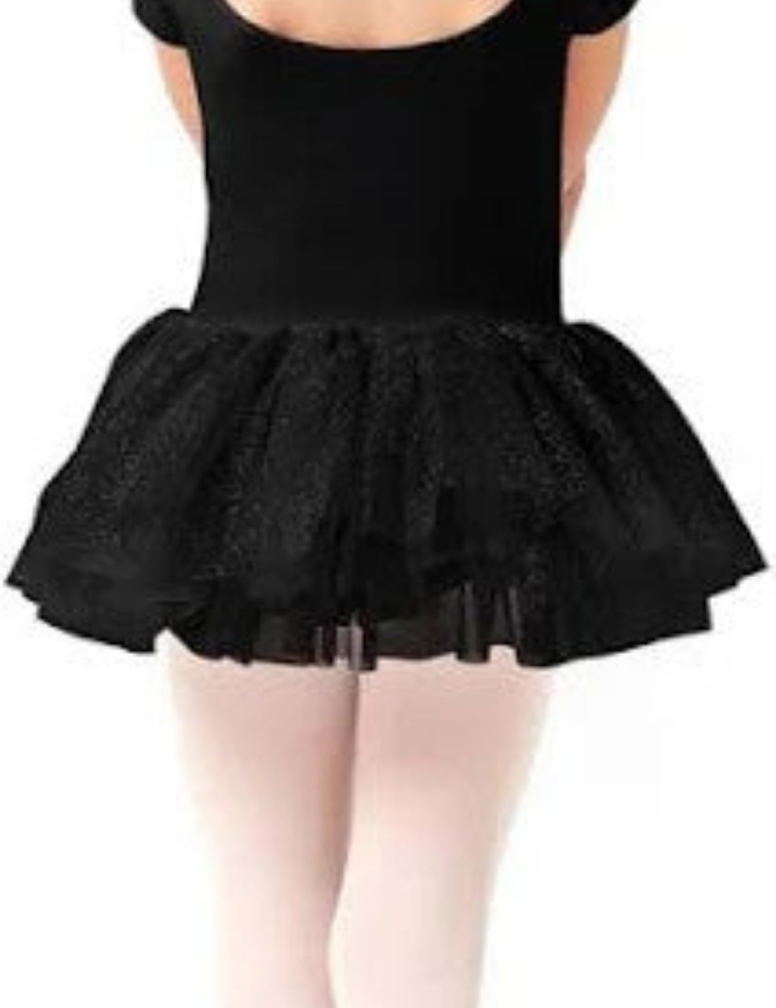 GLITTER CAP SLV TUTU DRESS-CHILD