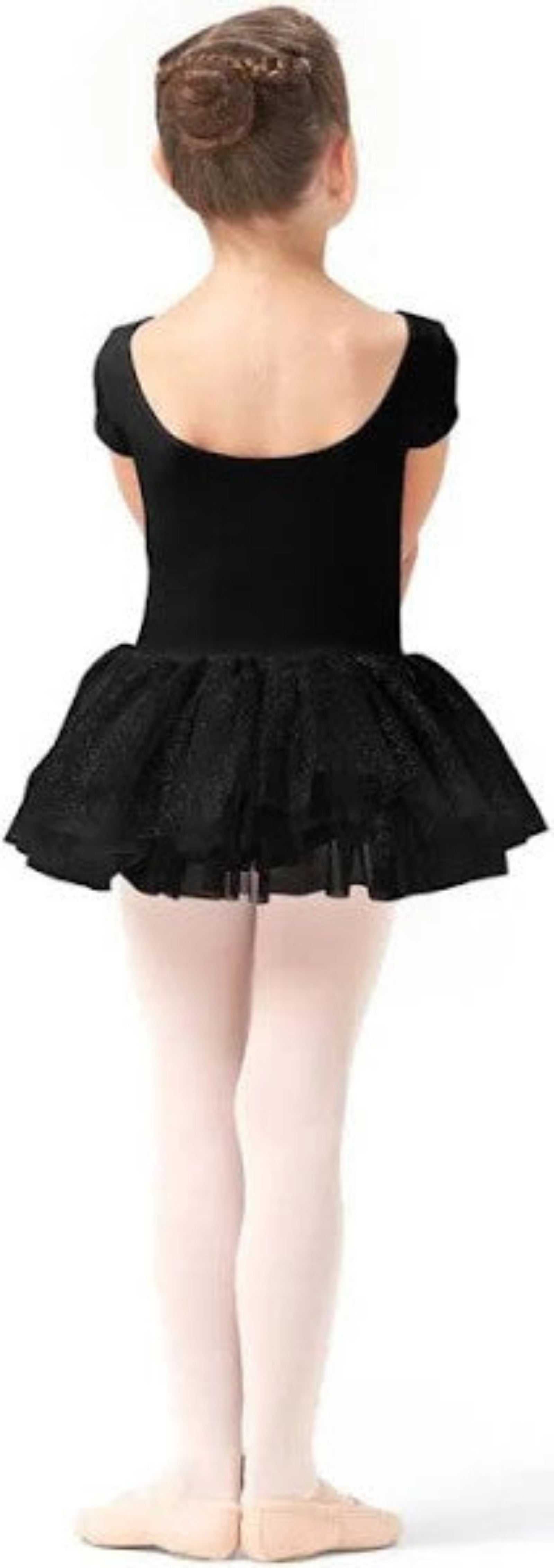 GLITTER CAP SLV TUTU DRESS-CHILD