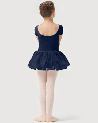 GLITTER CAP SLV TUTU DRESS-CHILD
