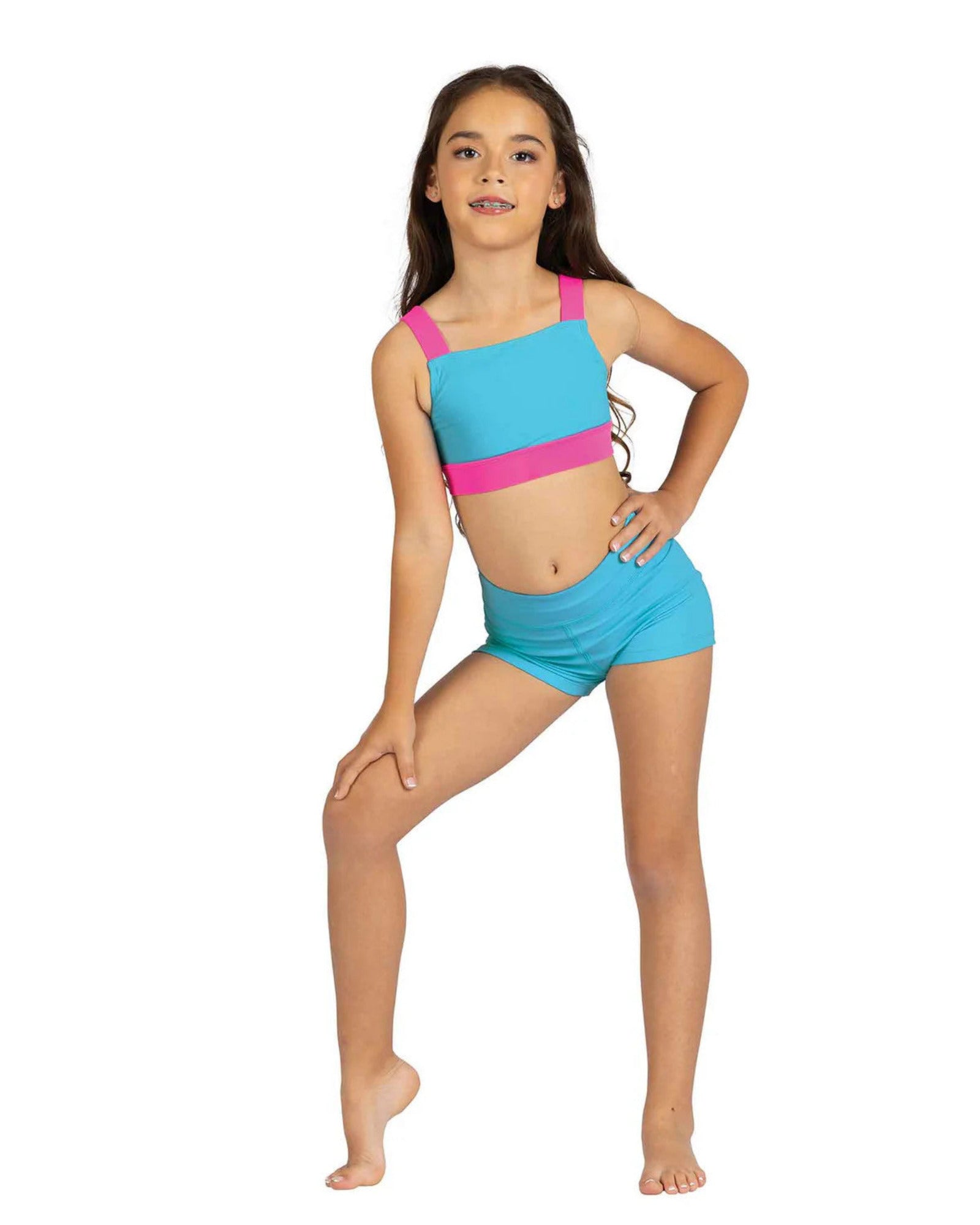 DAKOTA CRISS CROSS STRAP TOP-CHILD