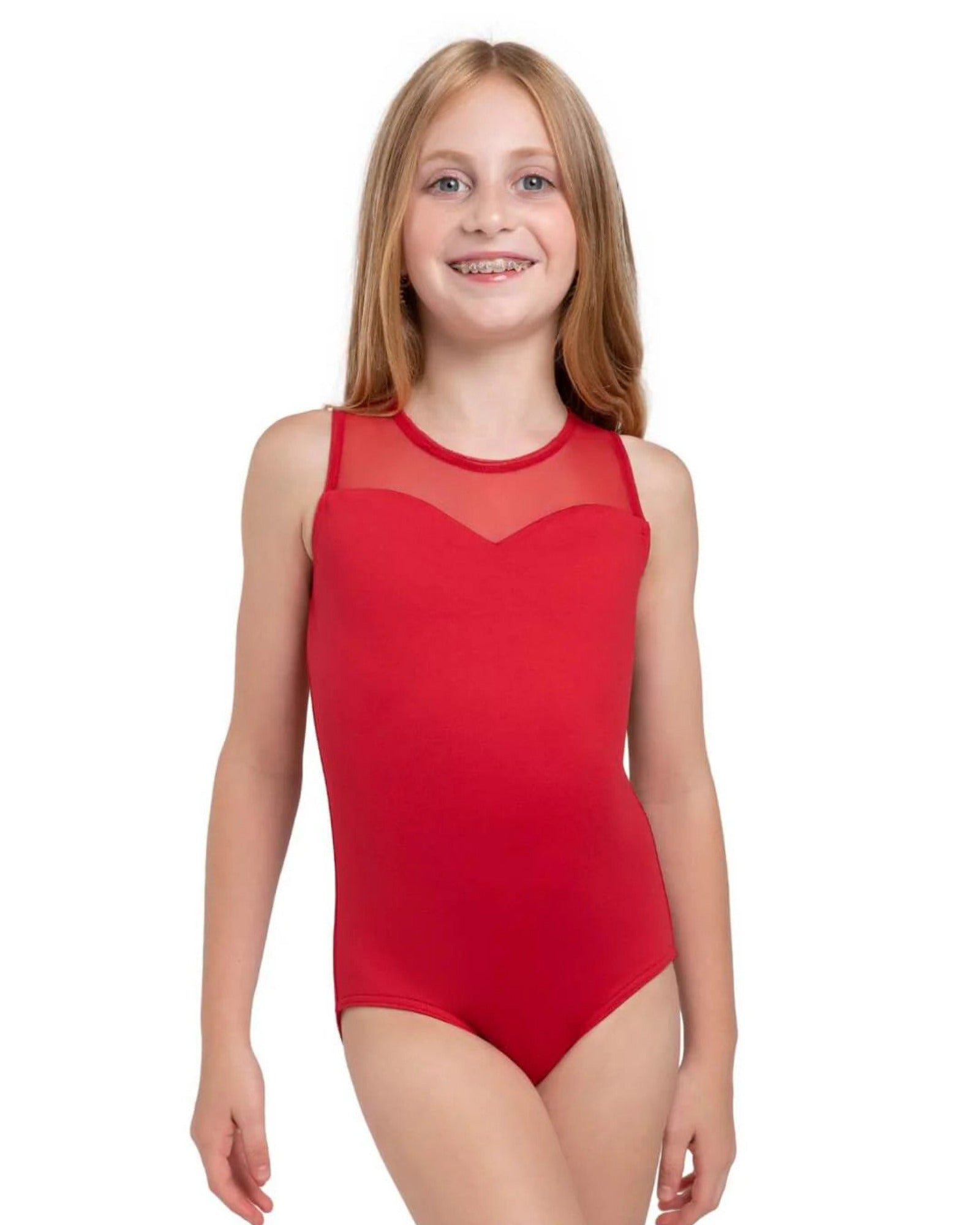 SWEETHEART TANK LEOTARD W/ BRA TEK-ADULT