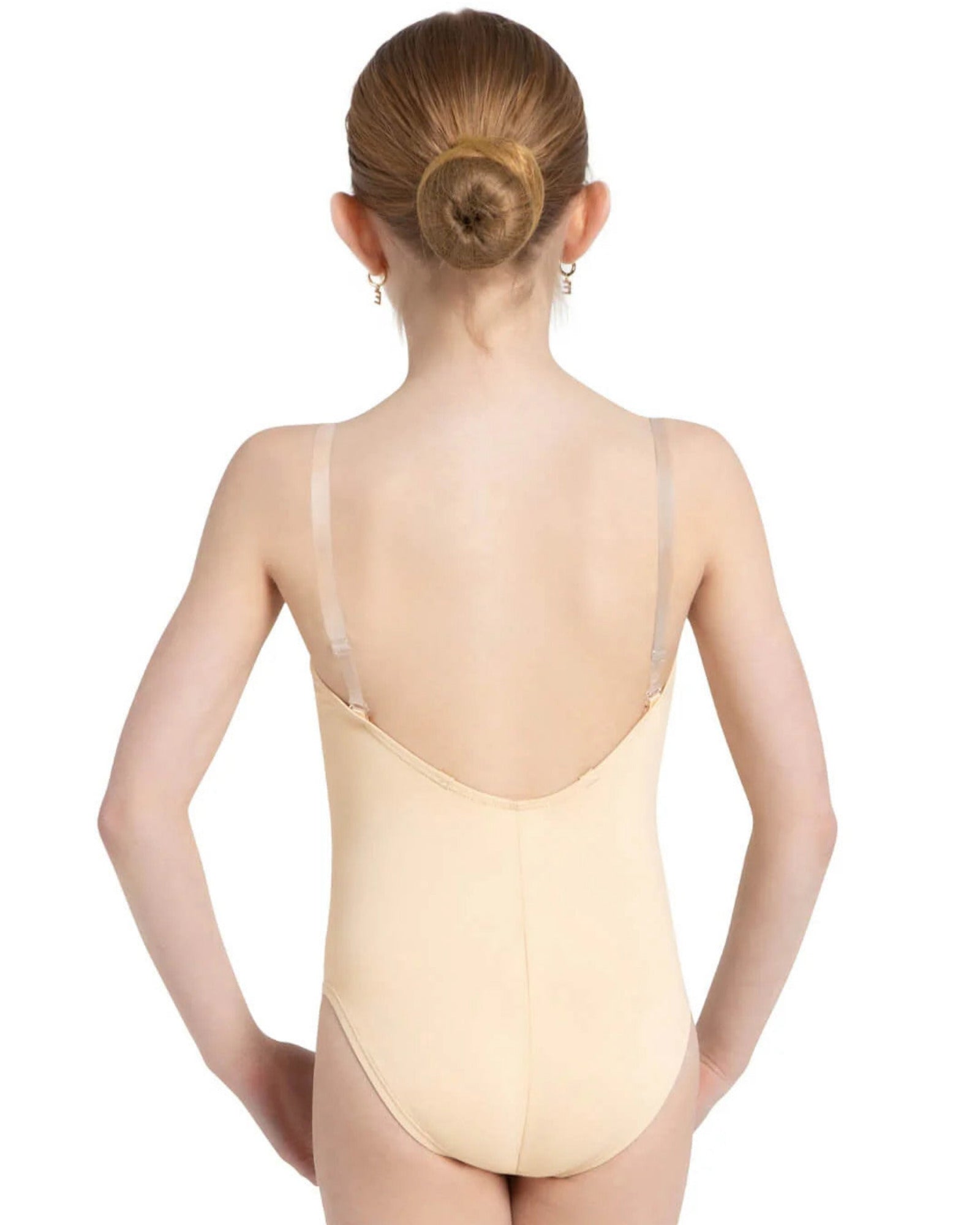 CAMI LEOTARD W/ CLEAR TRANSITION STRAPS-CHILD