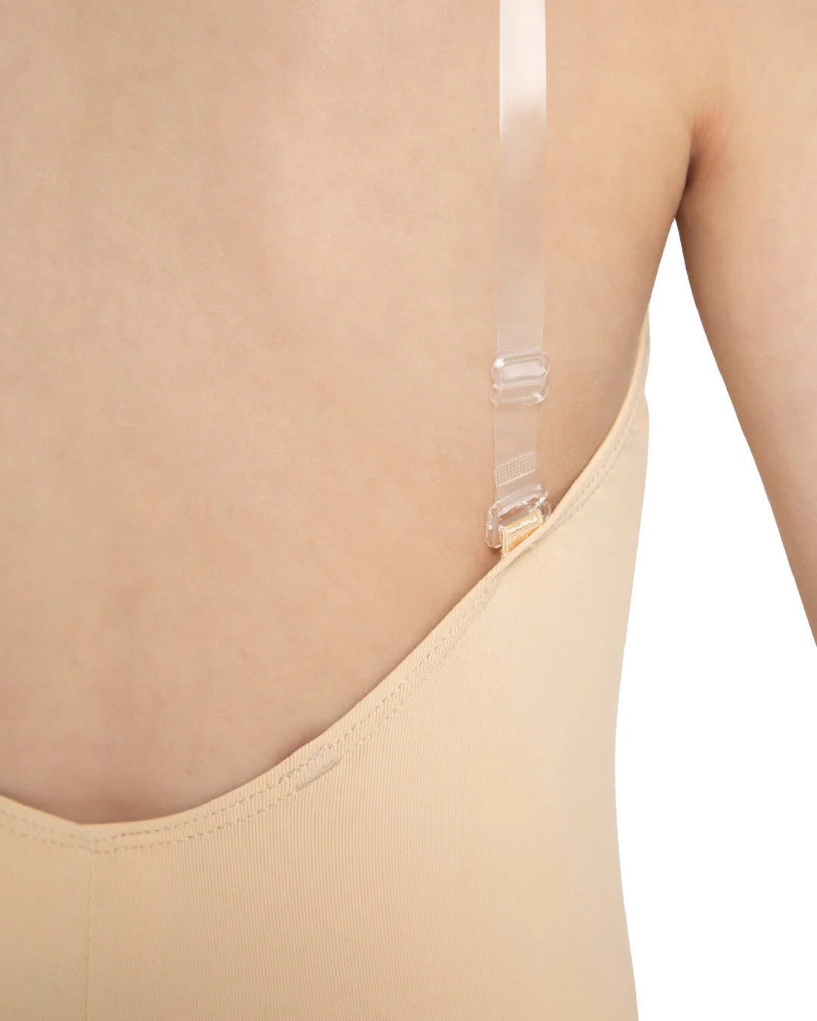 CAMI LEOTARD W/ CLEAR TRANSITION STRAPS-CHILD