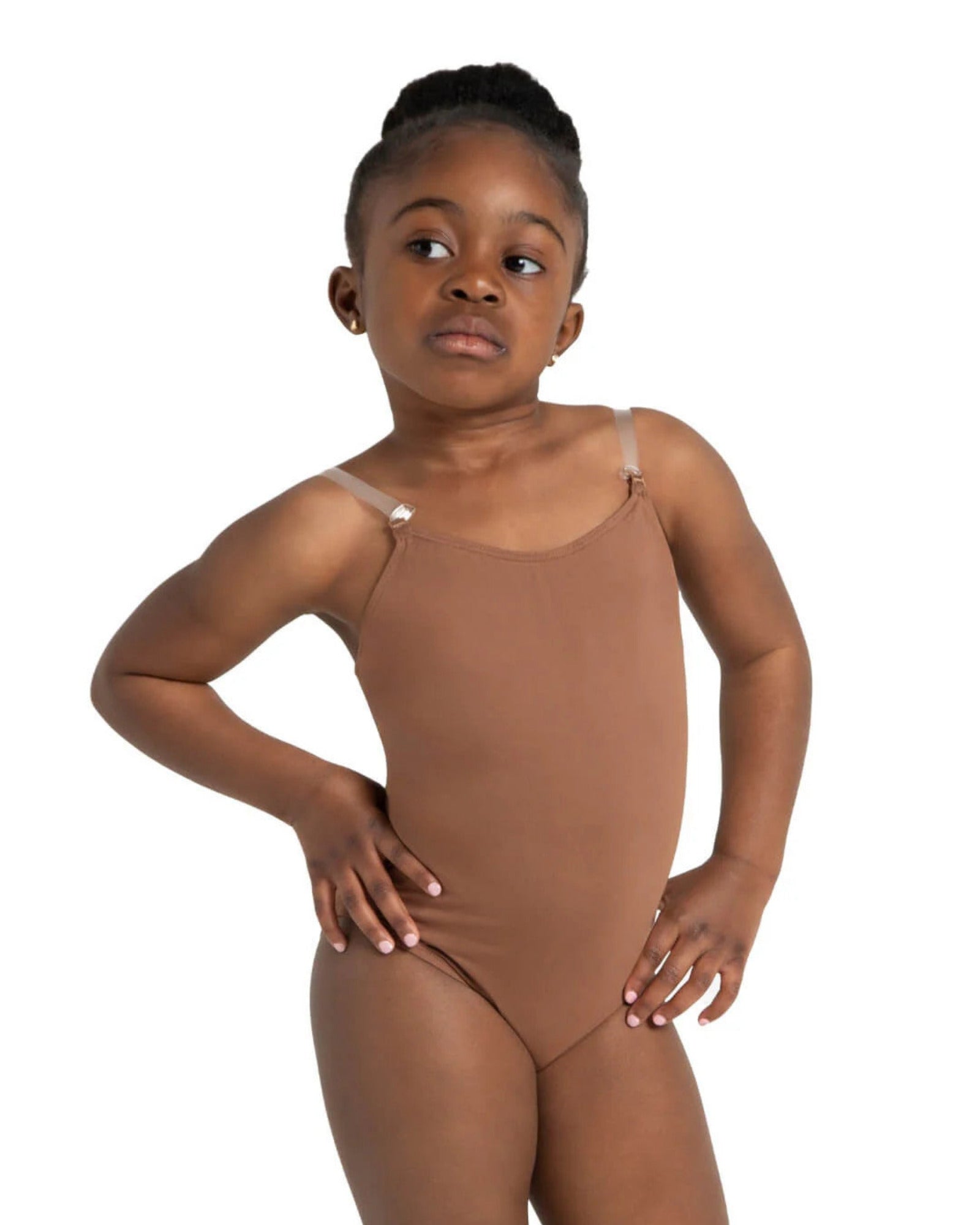 CAMI LEOTARD W/ CLEAR TRANSITION STRAPS-CHILD
